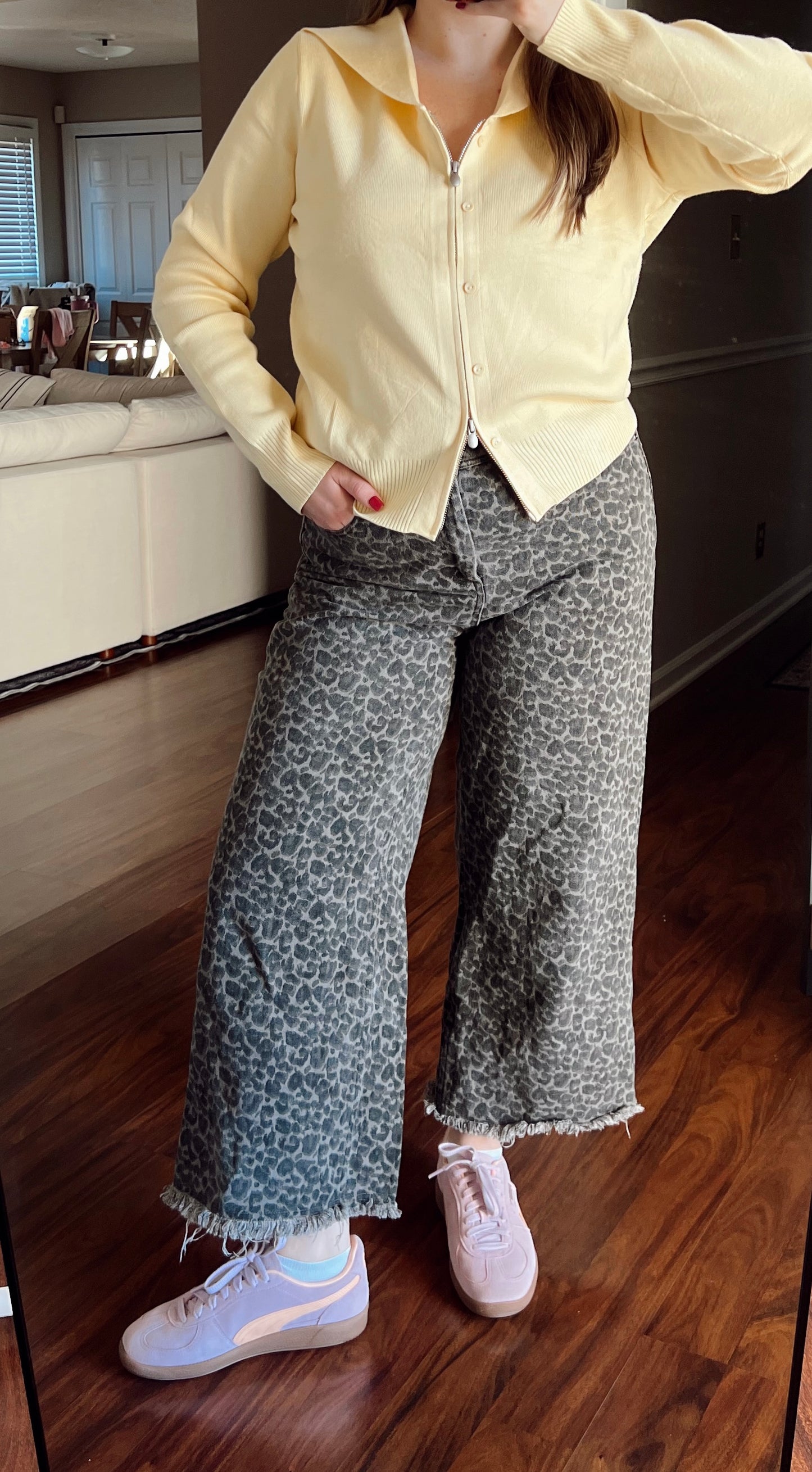 Clara Zip Cardigan - Butter