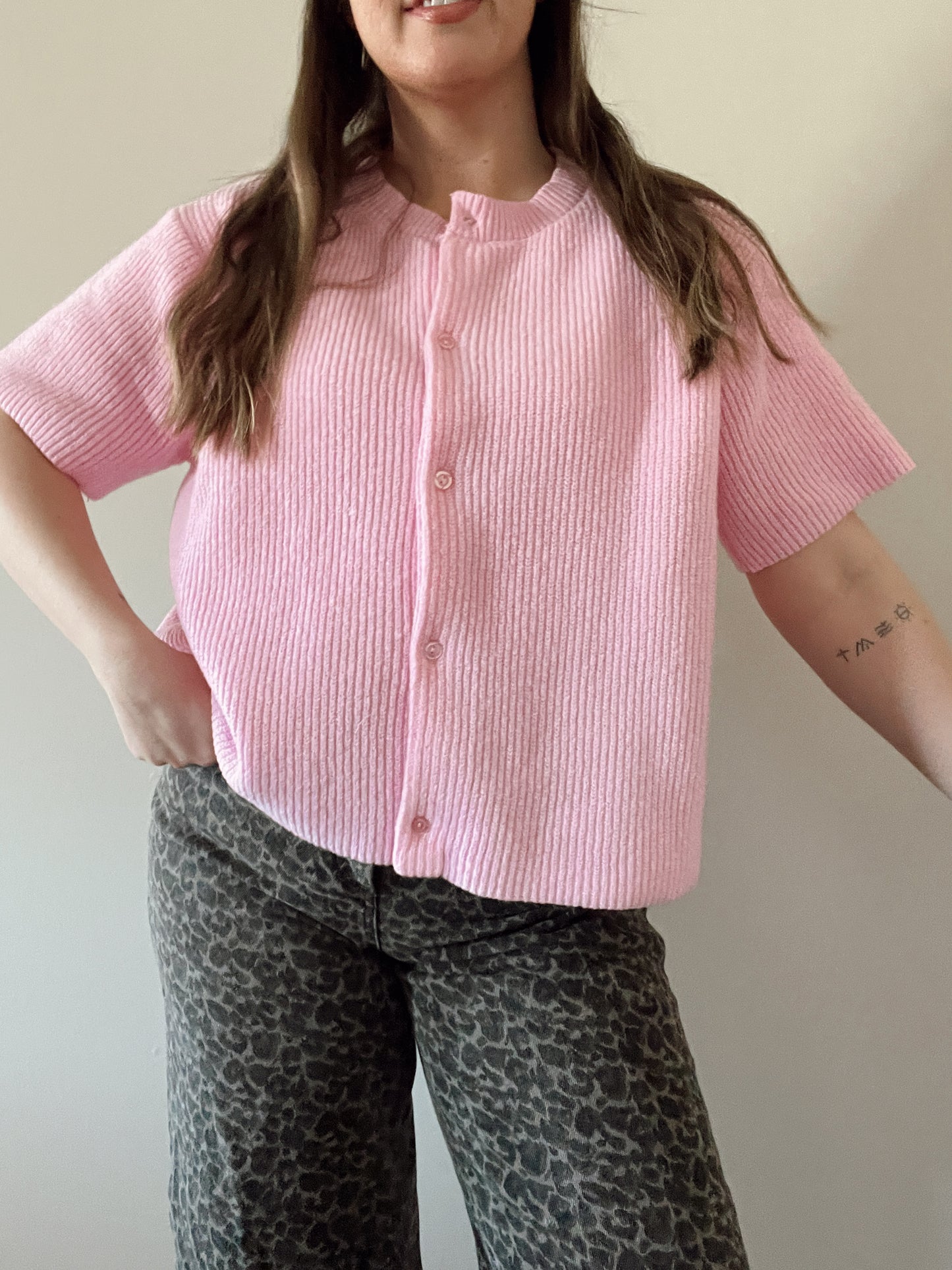 Meg Short Sleeve Cardigan