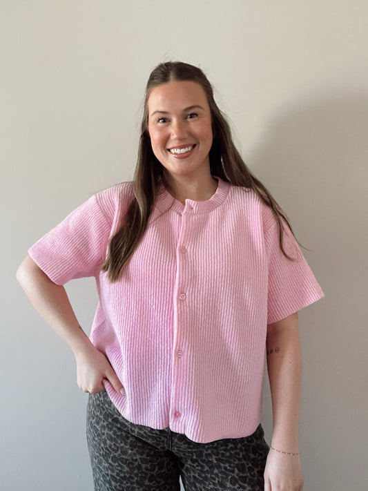Meg Short Sleeve Cardigan