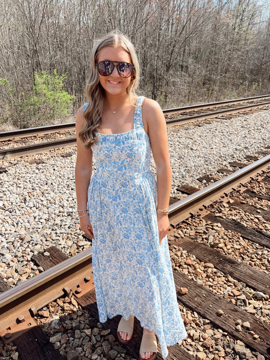 Blue Fields Dress