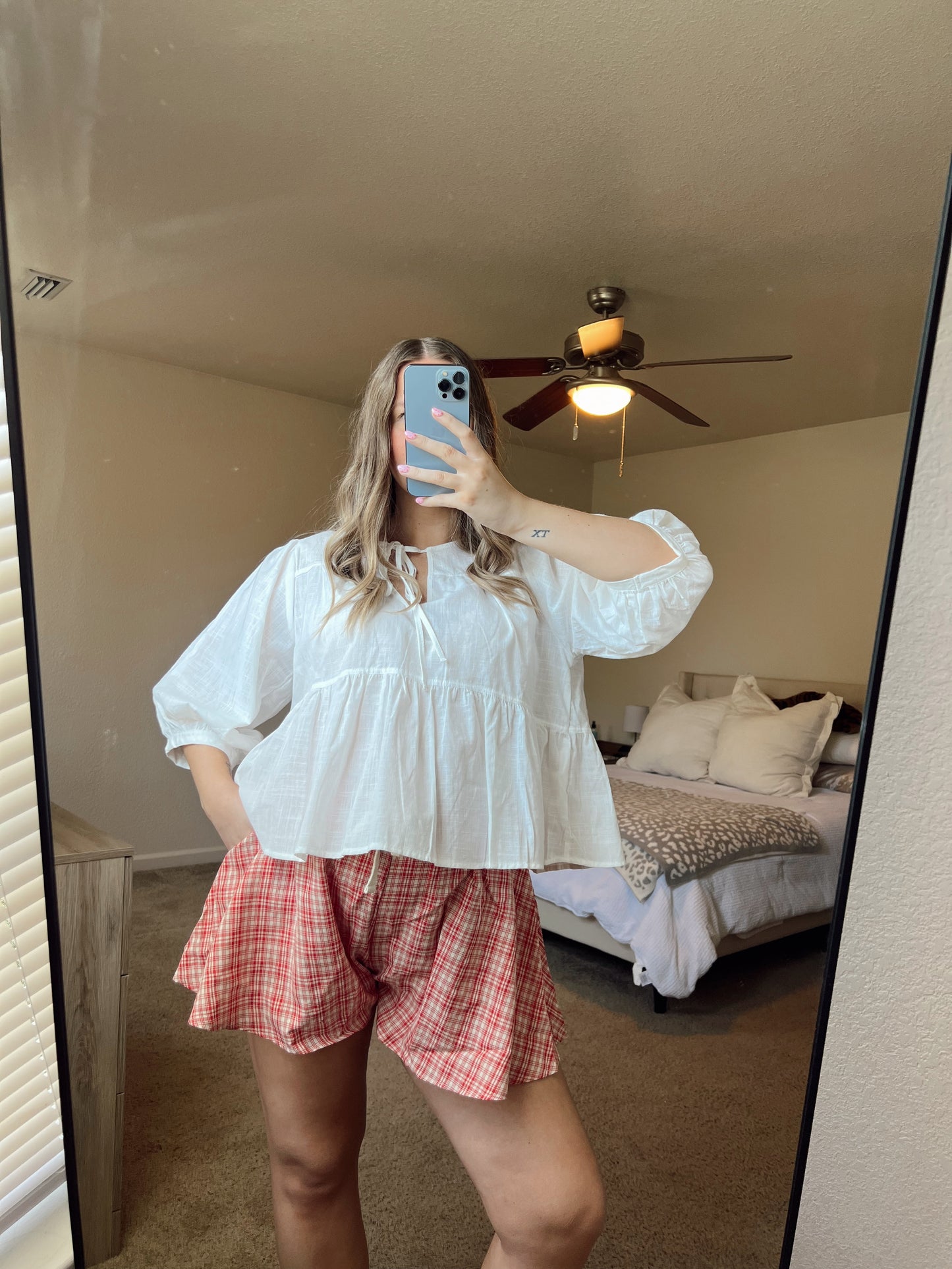 Polly Top - White
