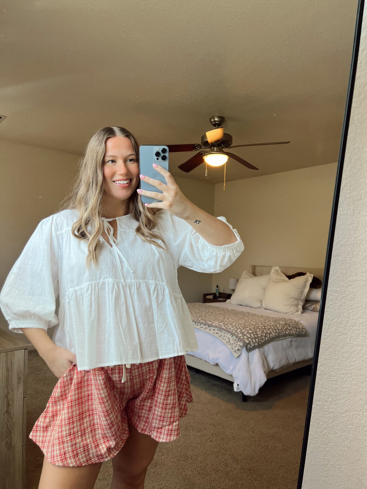 Polly Top - White