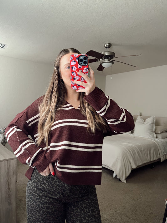 Saylor Striped Sweater