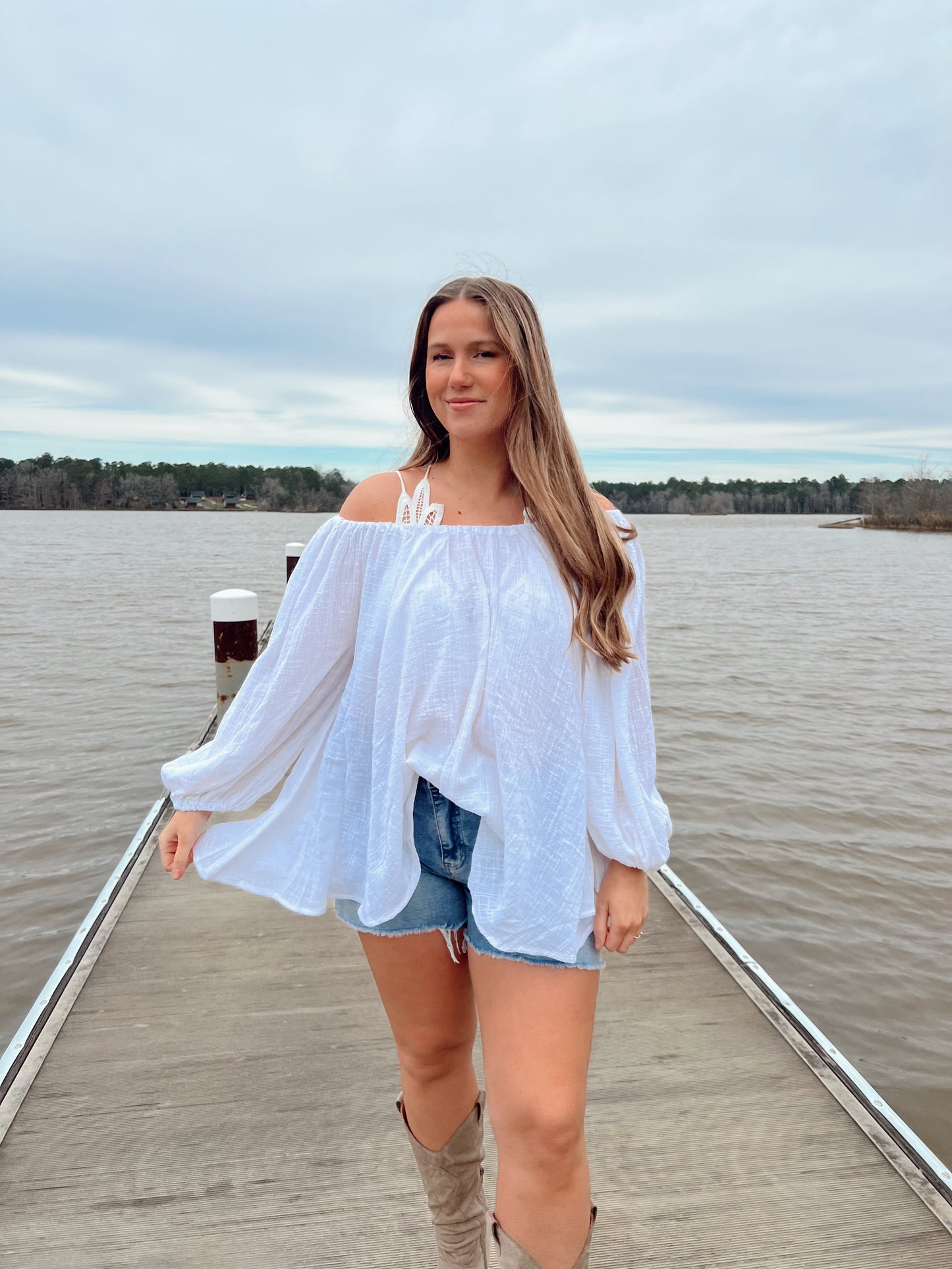 Lana Off the Shoulder Top
