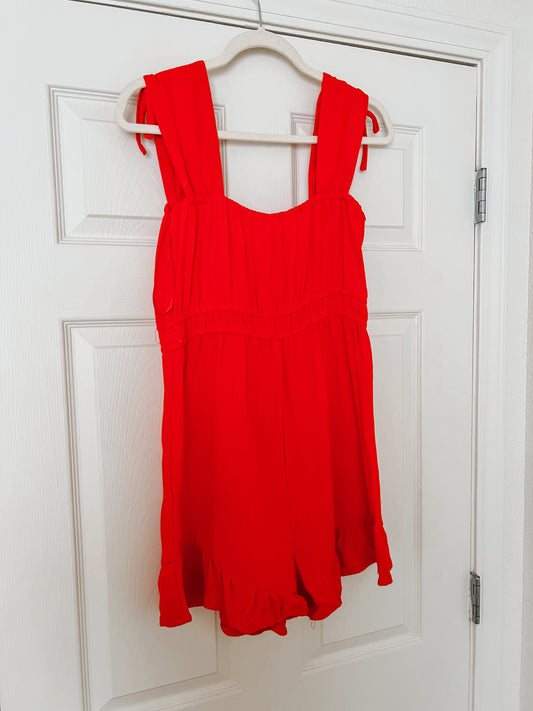 Megan Ruffle Romper
