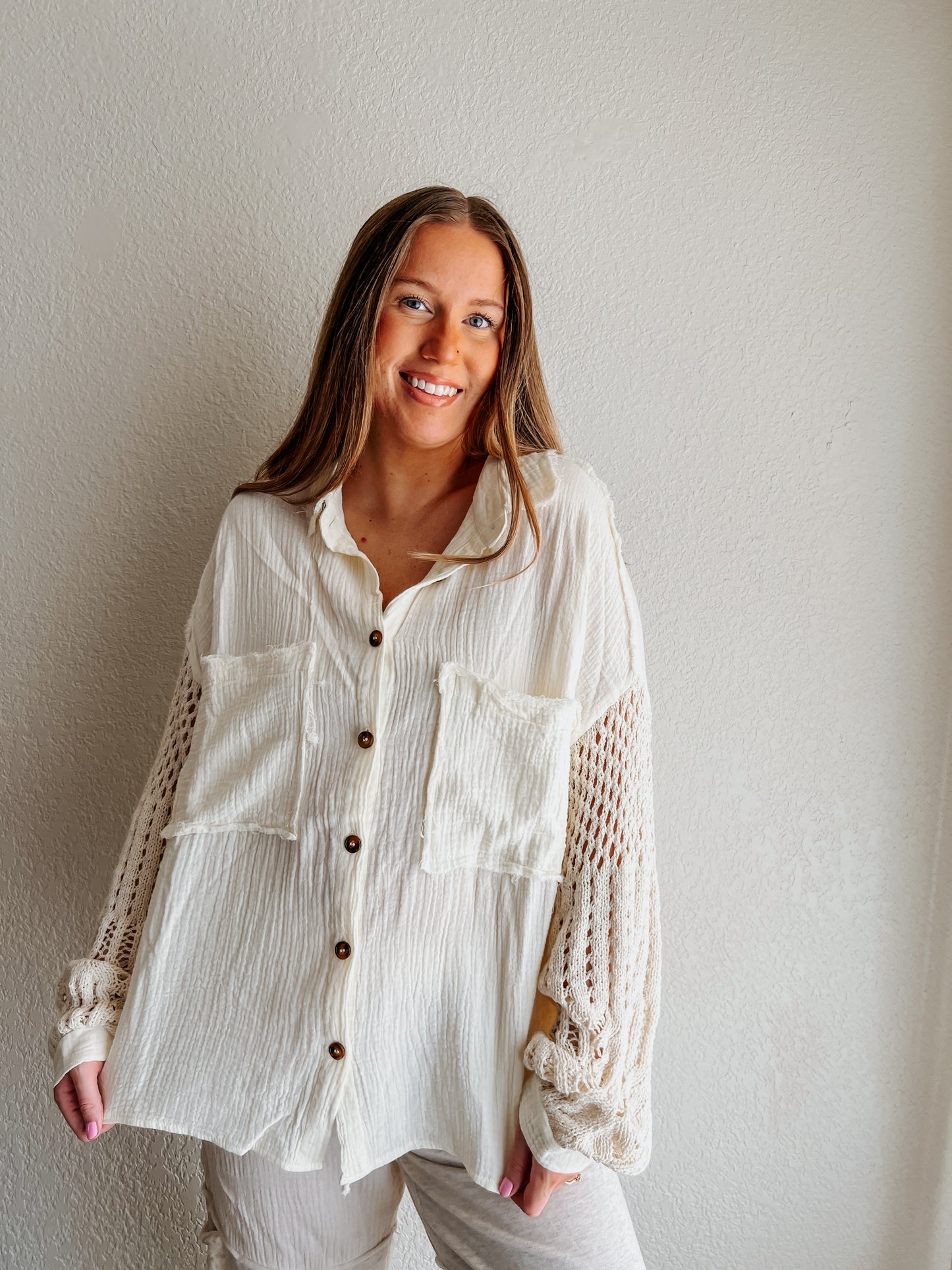 Sorel Button Down - White
