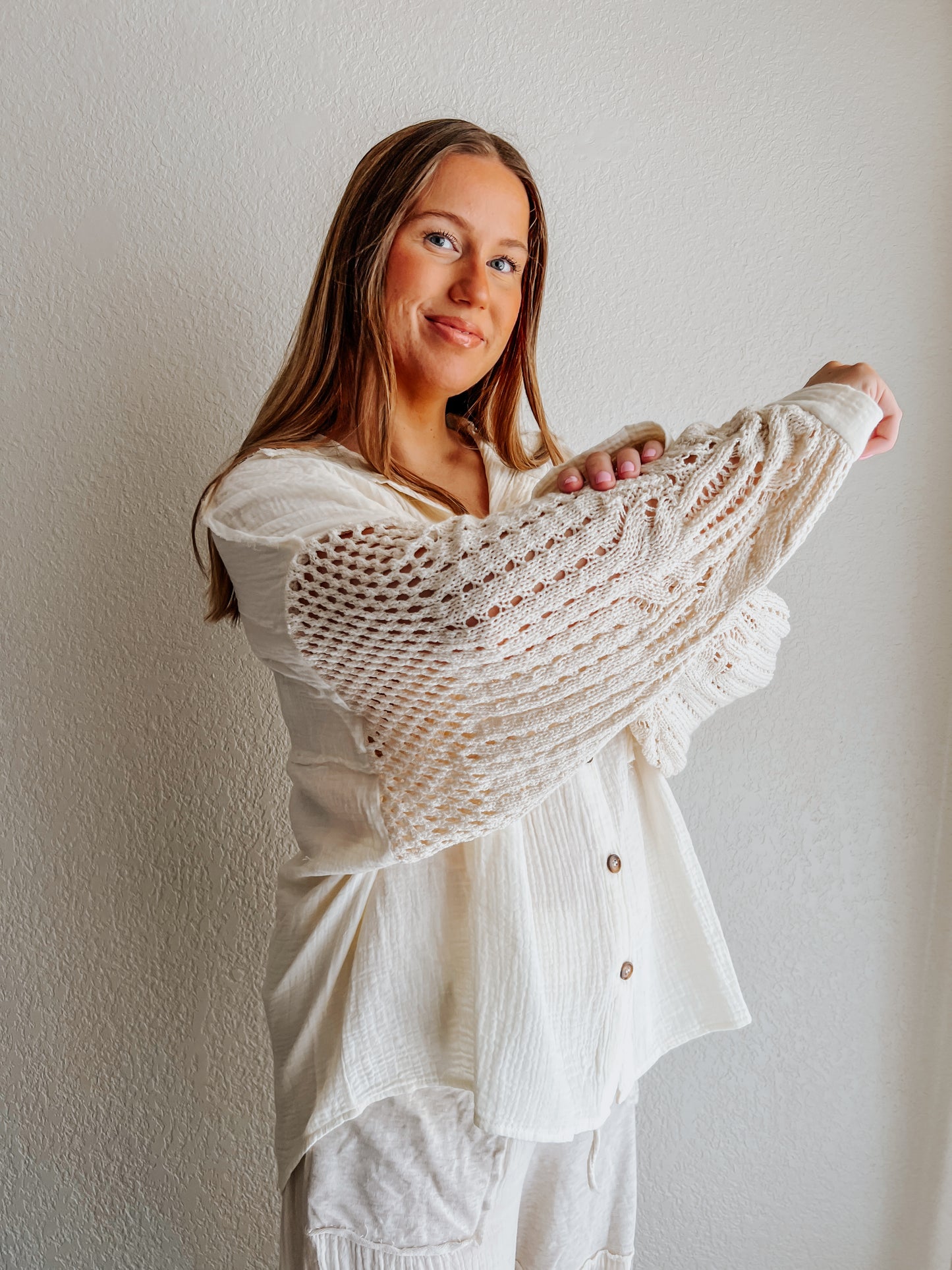 Sorel Button Down - White
